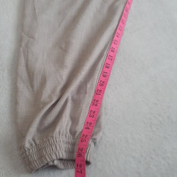 ASOS Women's Size 16 Brown Hourglass Textured Suit Jogger Lightweight Pants - Picture 12 of 12